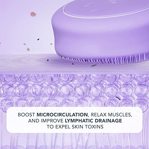 FOREO LUNA 4 body Lavender, Massage Body Brush, Whole Body Cleanser & Exfoliator, Exfoliating Body Scrubber - Image 3
