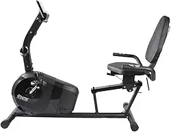 Acte, Bicicleta Ergométrica Horizontal Assento Ajustavel 8 Intensidades E26 - Preto