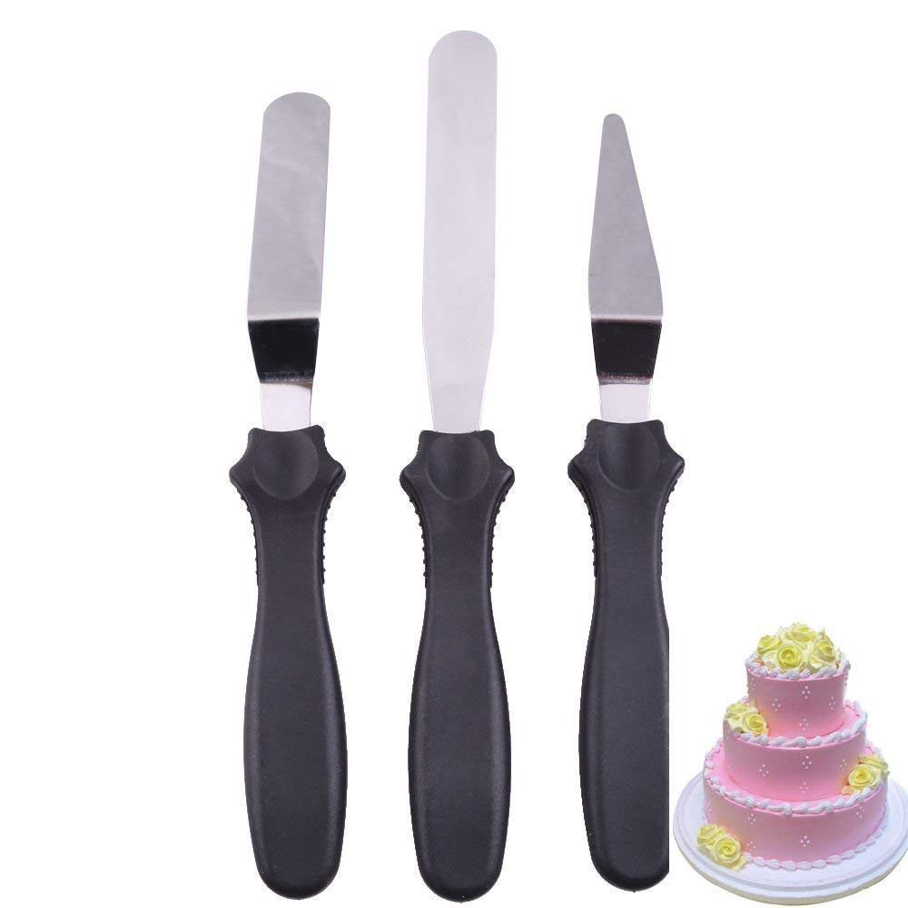 BlizzCart Cake Decorating Kit,Cake Turntable Stand, 12 Icing Nozzles, Spatula Set, Cake Scraper, Measuring Cups & Spoons, Smoother, Baking Tools for Home Bakers & Beginners 4