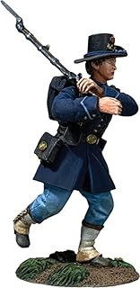 W. Britain American Civil War 31392 Union Federal Iron Brigade advancing Right Shoulder arms no.1 Metal 1:30 Scale