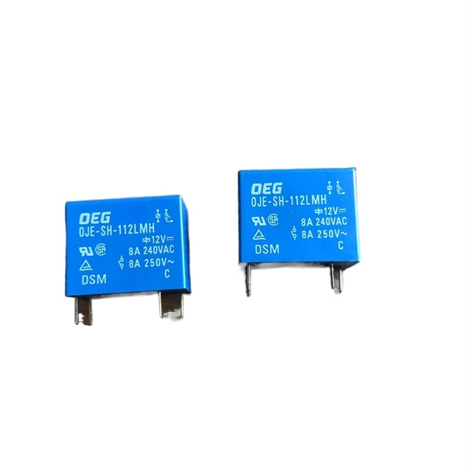 Relé de potencia OJE-SS-112LMH de 4 pines y 8A 250VAC para placas electrónicas
