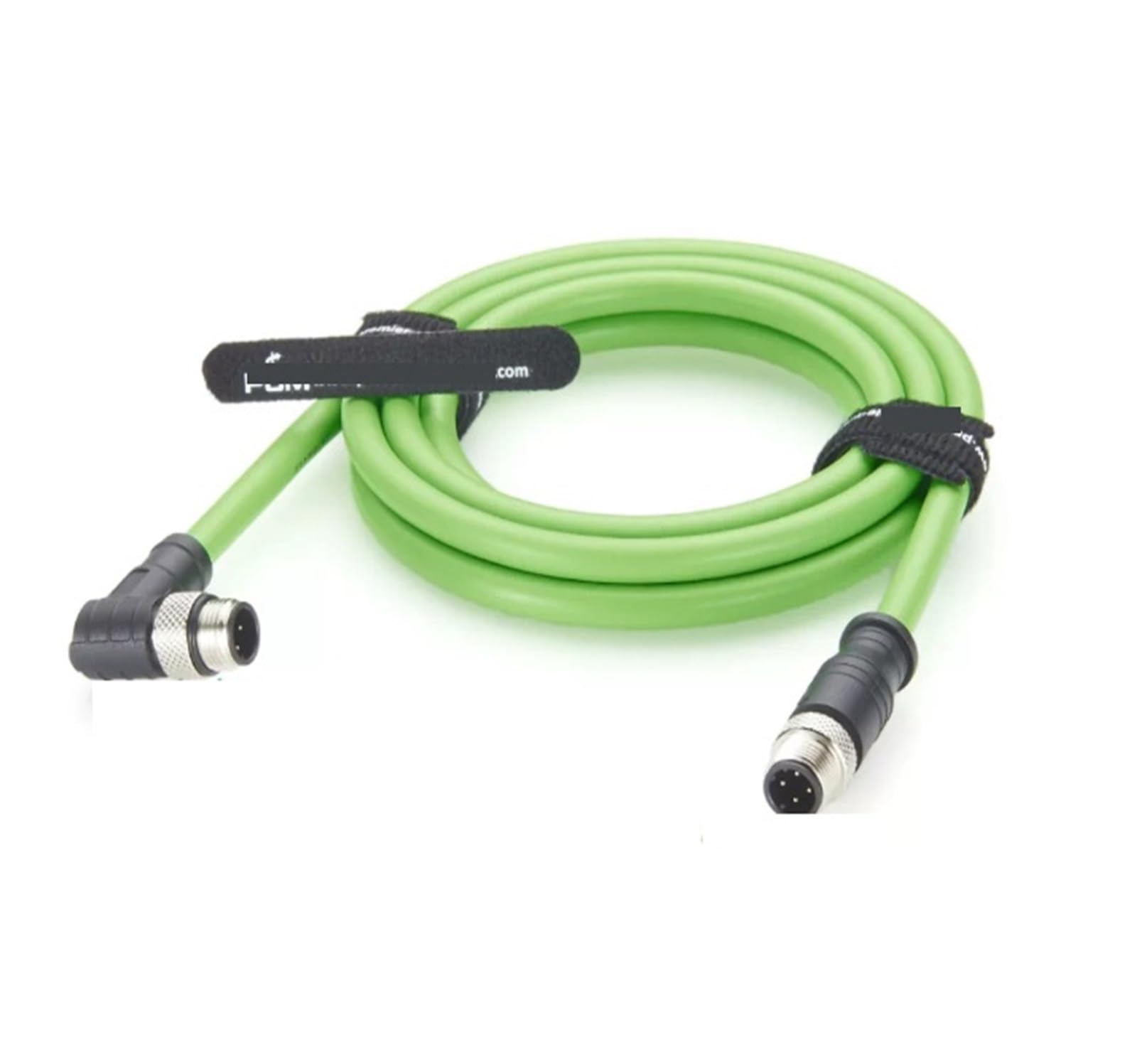 Cable M12 Ethernet industrial con código D que resiste vibraciones severas PCM-HD-0243 5M 2