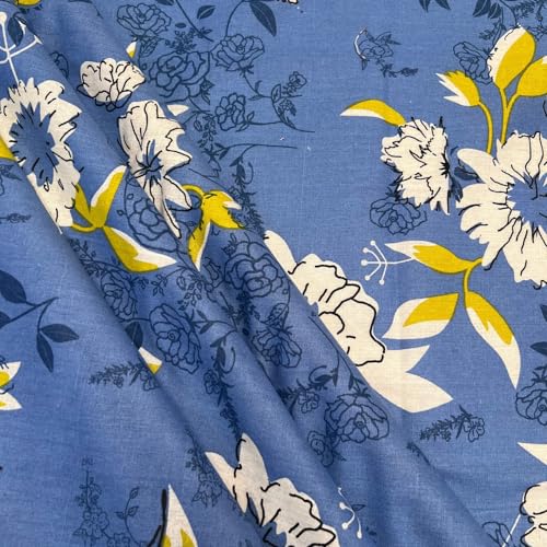 Image of Weave & Decor Super Soft Super Comfortable 144 TC 90x90 inches Printed Cotton Double Bed Bedsheet with Two Pillow Covers