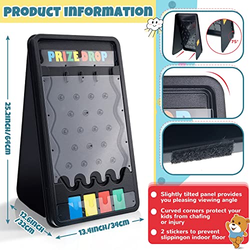 Juego Prize Drop con tablero plegable y 12 fichas miniatura 2