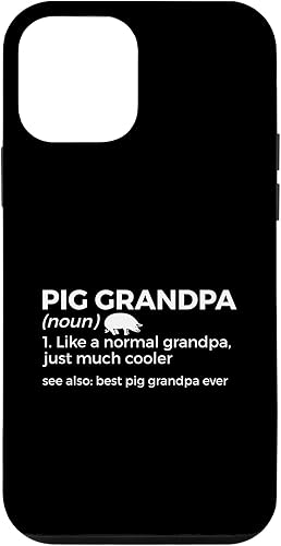 iPhone 12 mini Pig Grandpa Definition Best Pig Grandpa Ever Funny Farmer Case