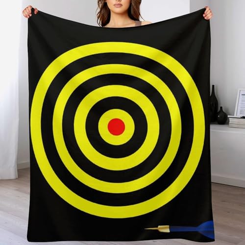 Couverture polaire cible de lit et canapé design 100x130 - 6
