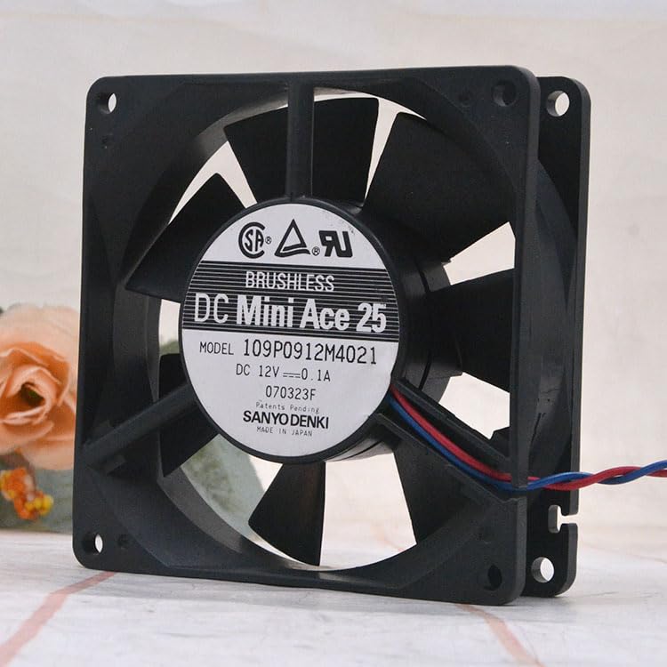 9cm for Sanyo 9225 12V 0.1A 109P0912M4021 9025 Power Supply Silent Fan