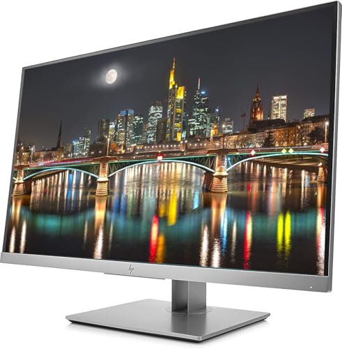 Image of HP Business EliteDisplay E273 27 Inch Screen Full HD LED-Lit Black /Silver Monitor 2-Pack
