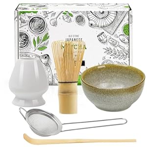 Keepaty Zestaw Matcha 5-częściowy Chasen Chawan