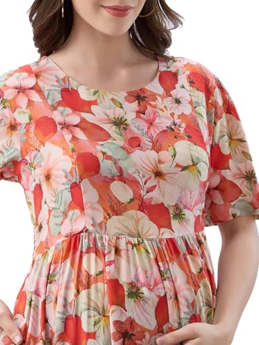 Image of AV2 Women Maternity Feeding Dress | Feeding Kurti | Nursing Dress -5071