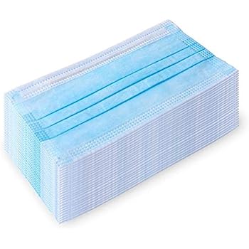 Download Free Amazon Com 50 Pcs Disposable Face Mask Anti Dust Filter Breathable 3 Layers Of Purifying Health Personal Care PSD Mockup Template