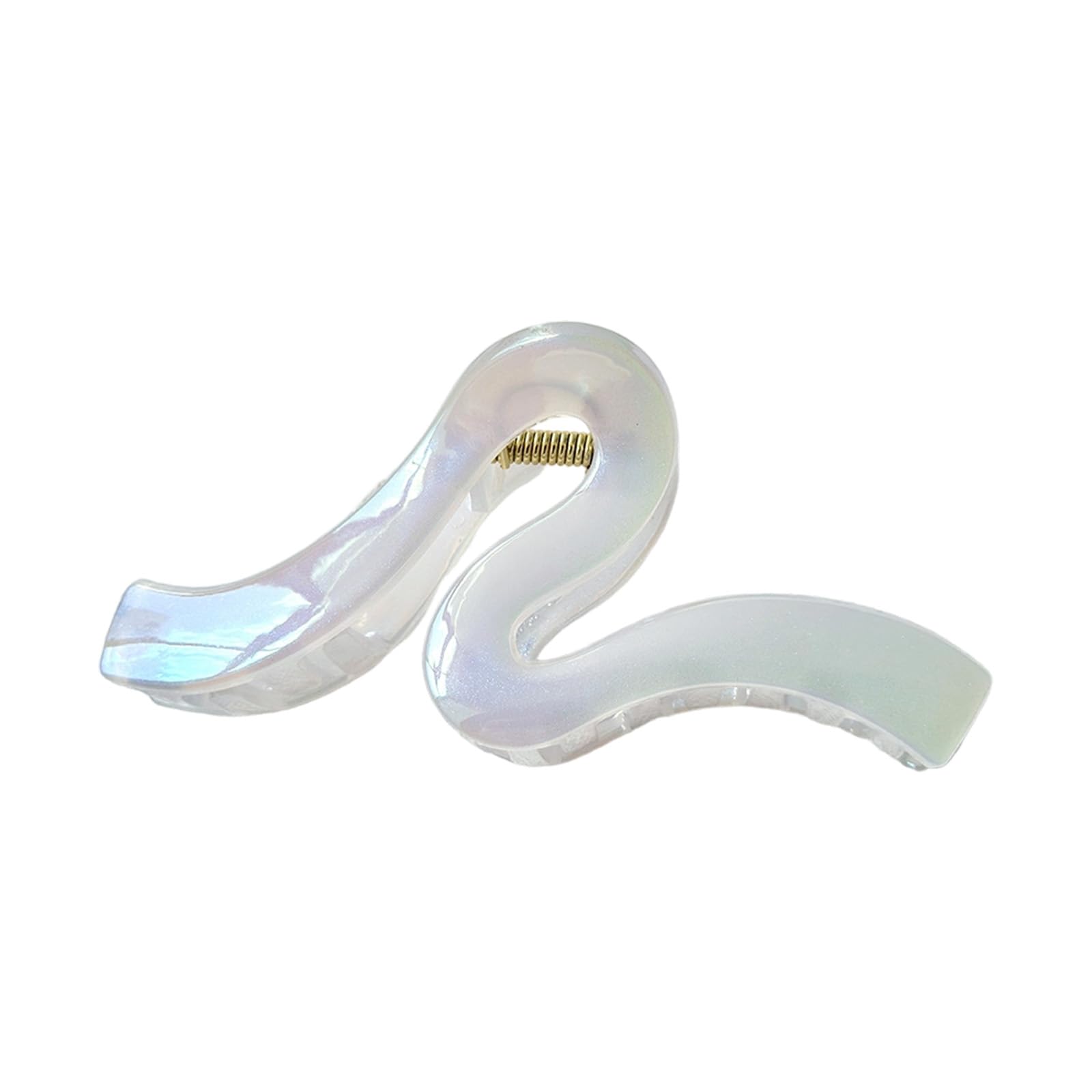 MICFENY Oversized Pearlescent Design Hair Secure Grip Hair Barrettes For Hairstyles 22g Comfort Hairpin