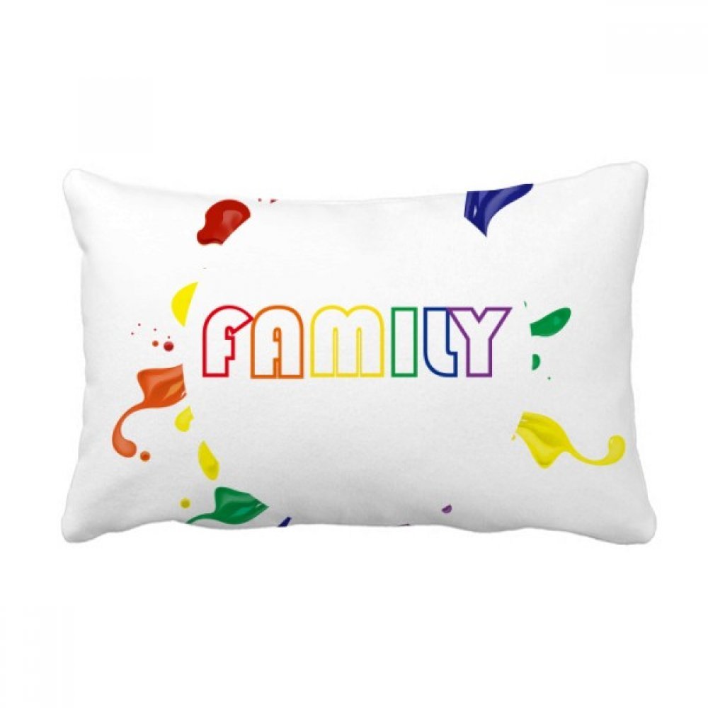 Coussin Arc-en-Ciel LGBT pour Décoration Canapé et Intérieur Cocooning