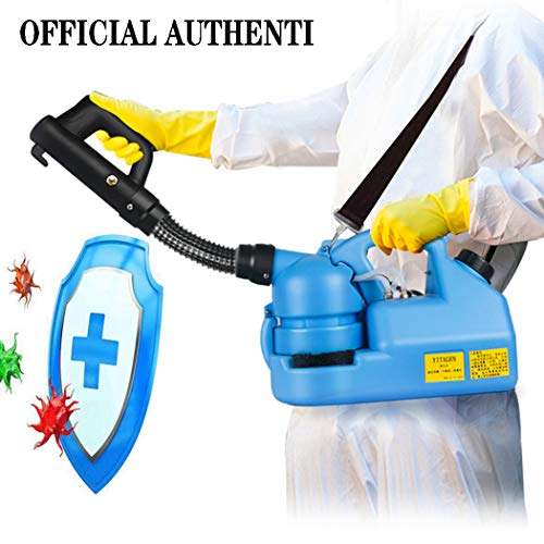 WFTD Electric ULV Fogger Portable Disinfection Electrostatic Sprayer Aerosol Atomizer,Capacity Aerosol Range 8-10