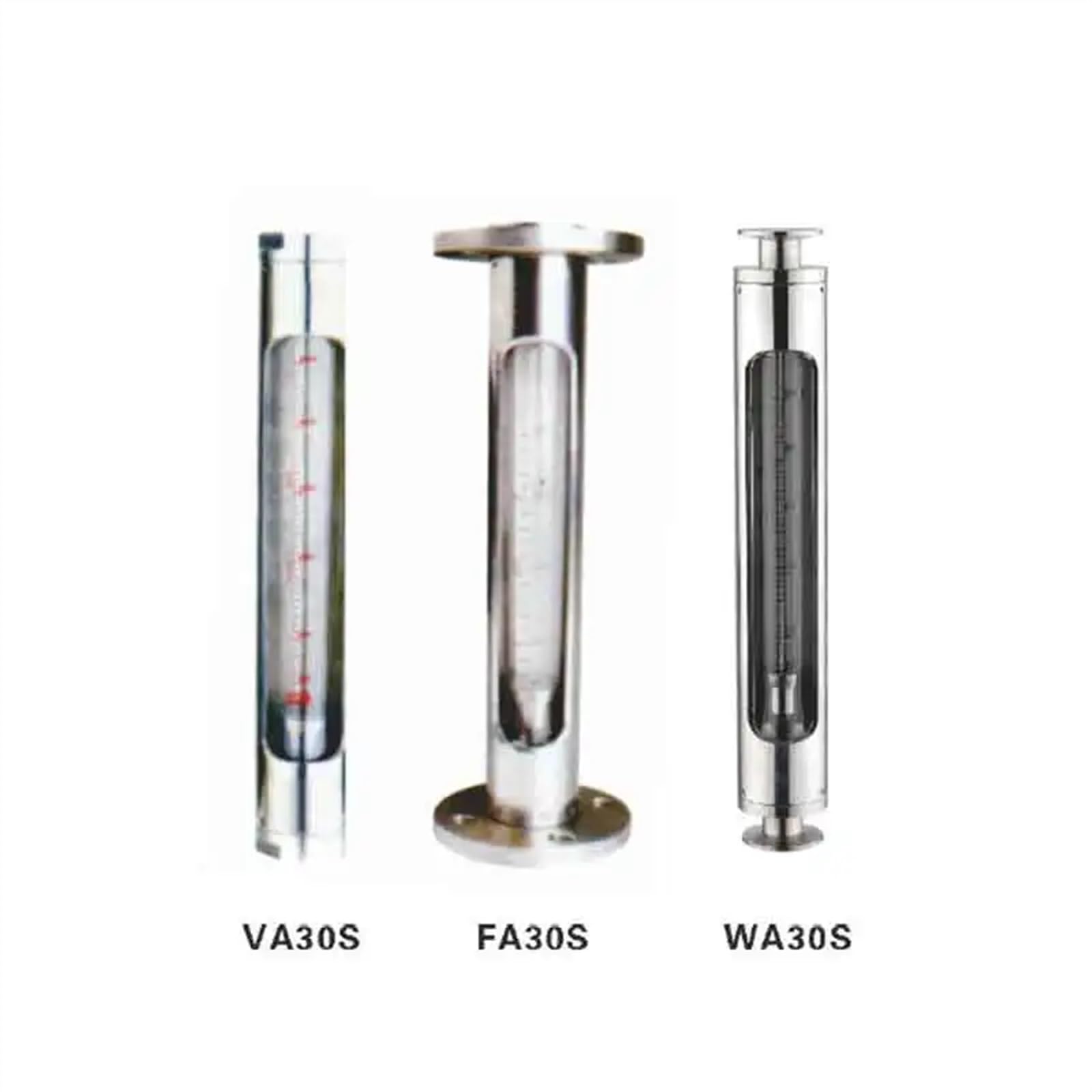 LZB-VA 30S DN25 Acero inoxidable 50,5mm Ajuste de triple abrazadera corrosión de ácido nítrico amoniaco agua vidrio rotámetro ozono líquido(160-1600LPH -liquid)
