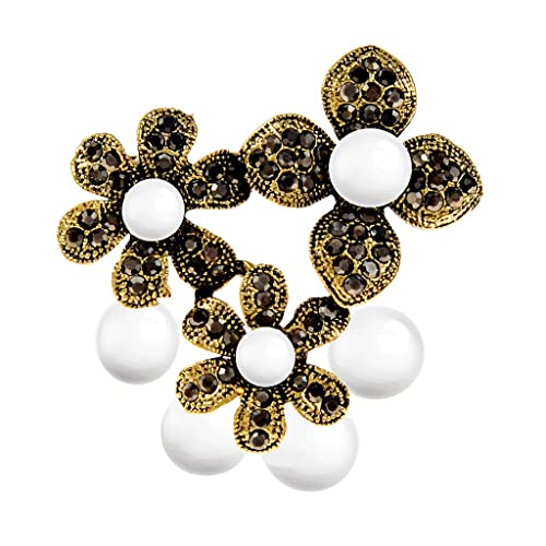 Broches pour femmes en strass et perles, le cadeau idéal pour un mariage