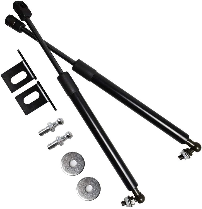 Damper Modify Front Hood Bonnet Gas Struts for Toyota Corolla 2007 2008 2009 2010 2011 2012 2013 Shock Absorber (Ordinary Black)