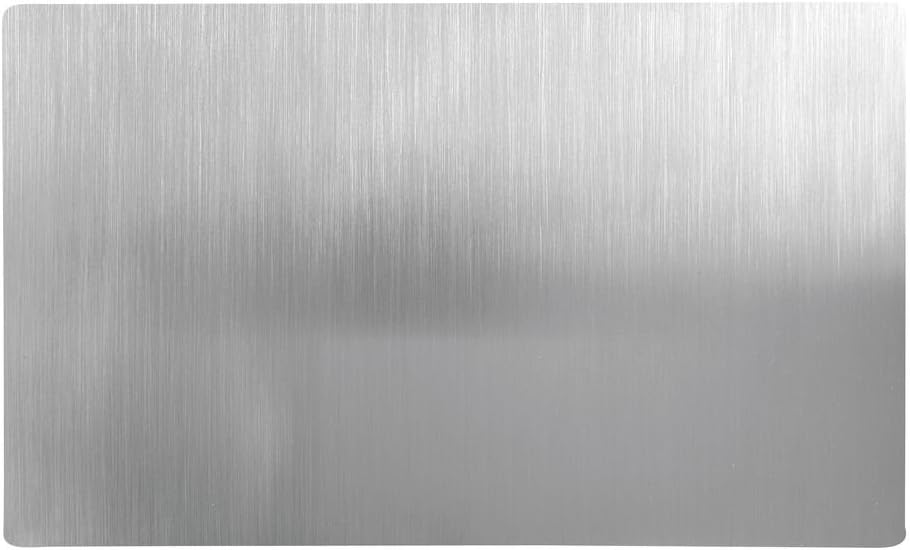HUBERT Food Display Tile Steam Table Well Covers Full Size Satin Stainless Steel - 21" L x 12 3/4" W x 7/10" H