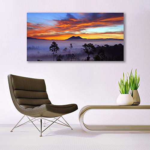 Tableau moderne design de qualité supérieure paysage brumeux