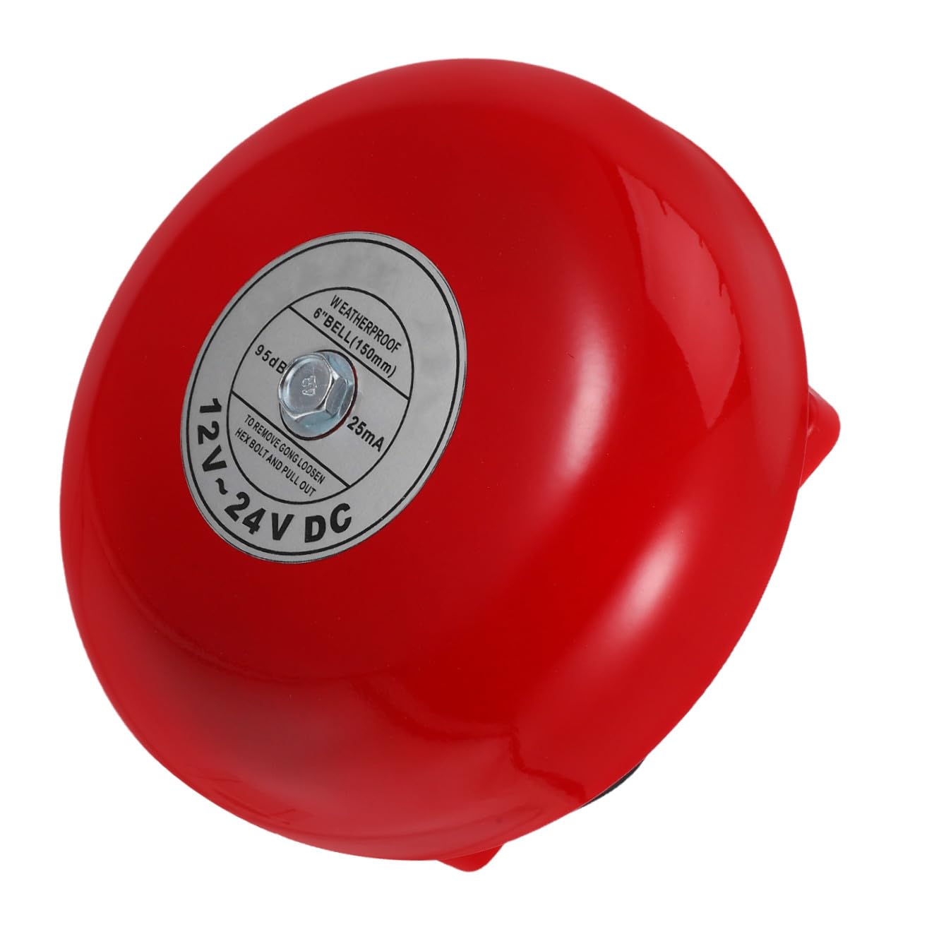 Sonnette D’Ascenseur Rouge en Plastique, Alarme Électrique Étanche | Installation Simple, Volume Élevé, Fiabilité Élevée, Usage Industriel et Scolaire