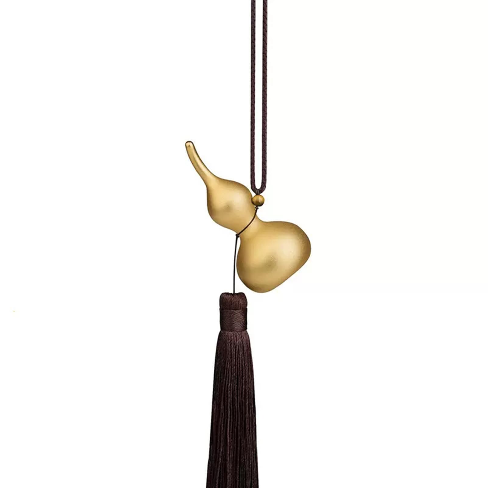 Gourd Feng Shui en cuivre petit format amulette de voiture