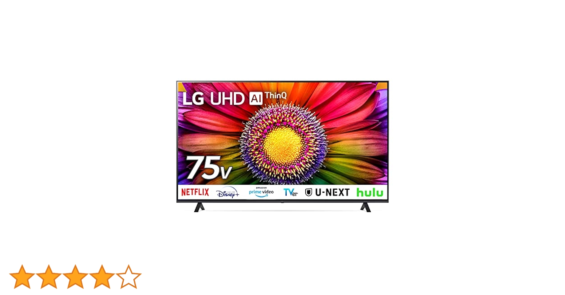 LG 75V型 4K液晶テレビ 75UR8000PJB 動画アプリ 2023年製 公式】75V型 4Kチューナー内蔵 液晶テレビ - 75UR8000PJB | LG