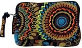 GURU SHOP Portefeuille `Ethno` en Différentes Couleurs, Mixte Adulte, Brun, Ducoton, 8x12 cm, Portefeuilles en Tissu