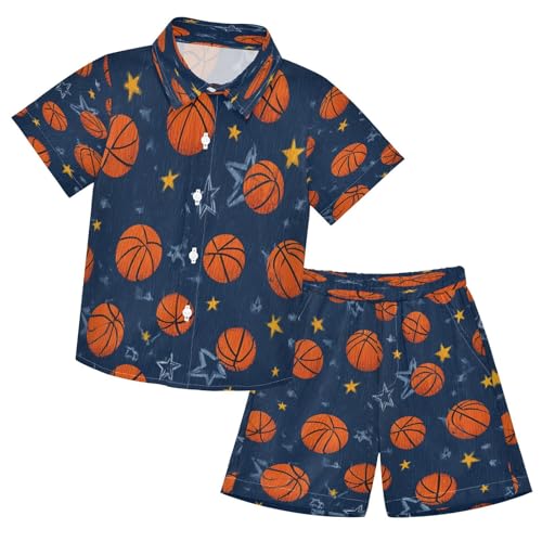 Image of Boccsty Ice Cream Drip Boy Summer Shorts Sets Hawaiian Toddler Boys T-Shirt & Pants 2 Pcs 3T-10T