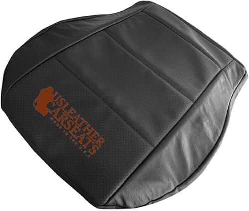 Miniatura 2 de Funda de piel fabricada en los Estados Unidos para el conductor (compatible con Mercedes Benz C250 C300 C350 2008-2014, Sport, Luxury, 4Matic) negro