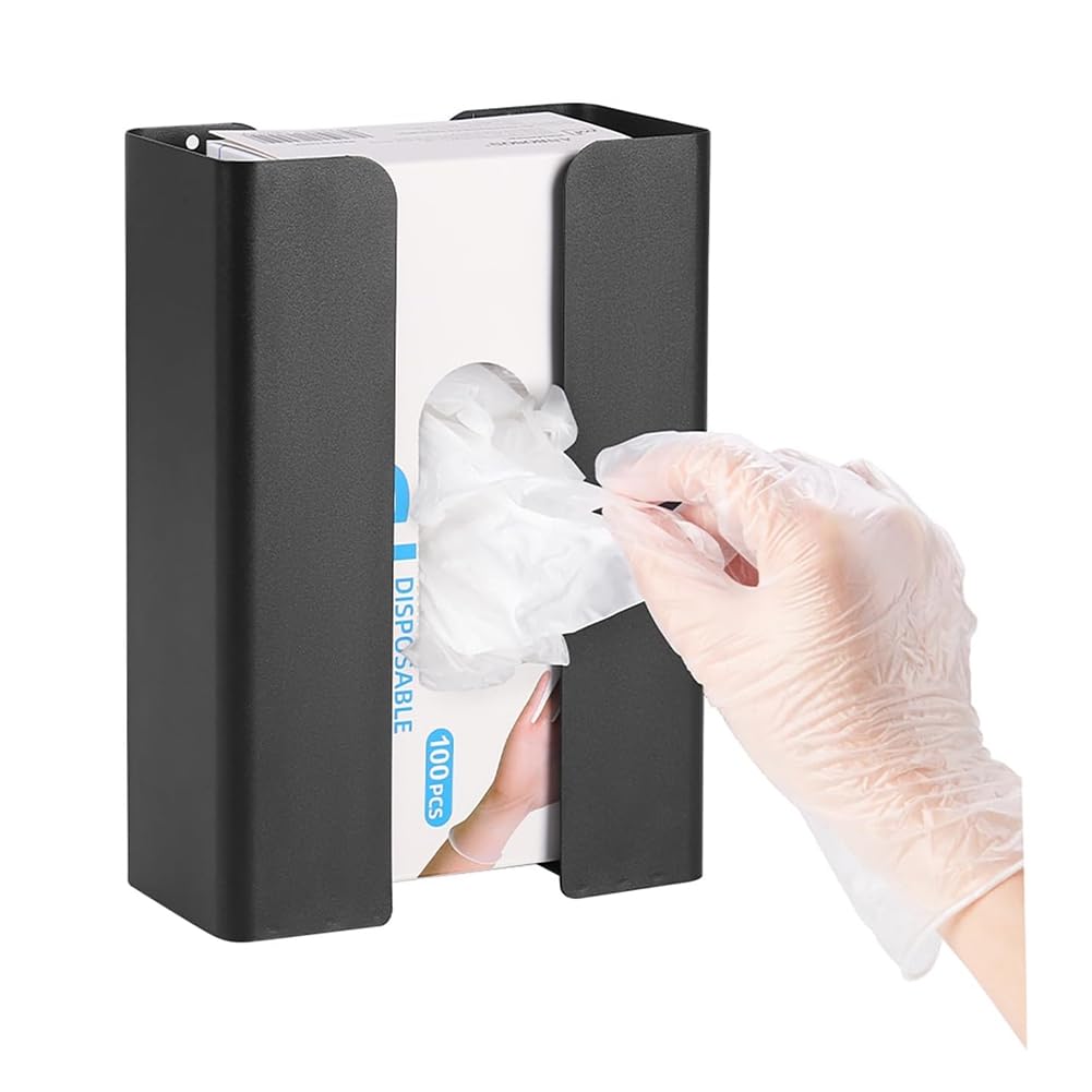 CTRLZS Magnetic Glove Tissue Box Dispenser on for Wall for Wall Mount Glove Compartment Organizer Disposable Glove Box Holder