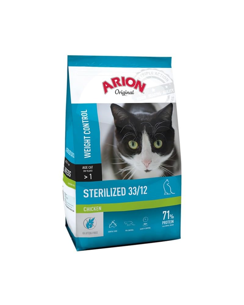 Arion - Cat Food - Original Cat Sterilized - Chicken - 7,5 Kg (105865)