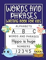 WORDS AND PHRASES: WRITING BOOK FOR KIDS 1959013521 Book Cover