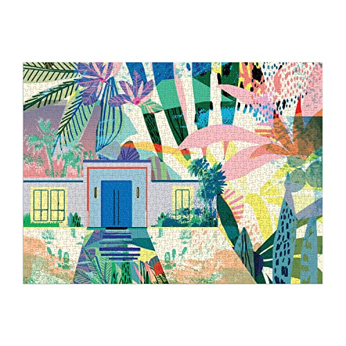 Galison - Rompecabezas Palm Springs 1000 Piezas para Adultos ilustrado por Kitty McCall miniatura 2