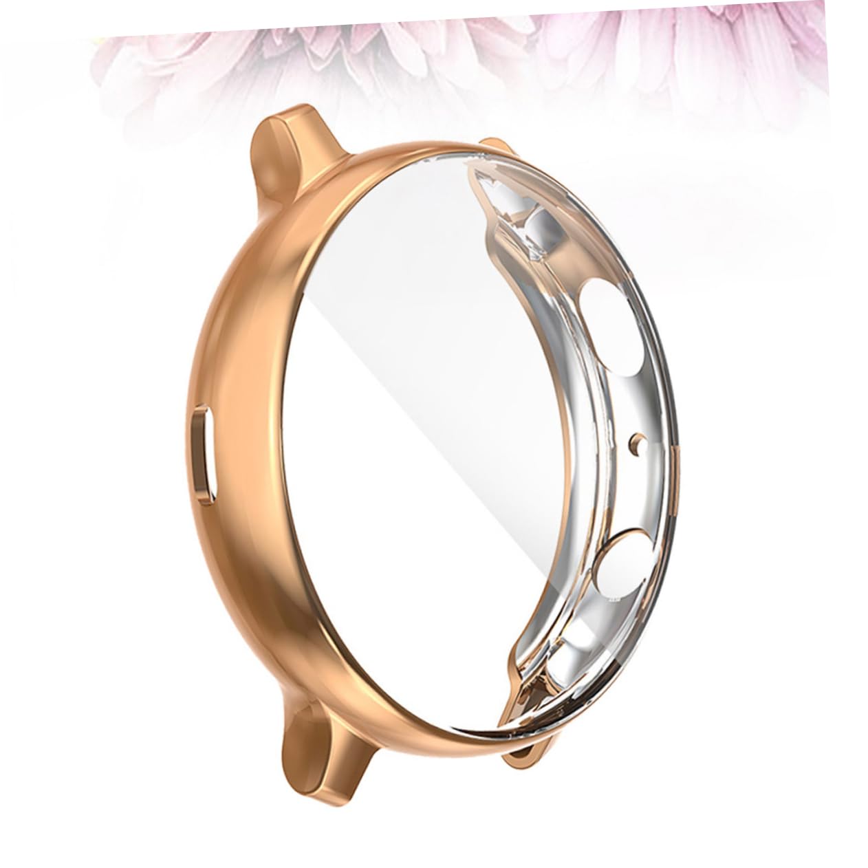 OSALADI Screen Protector Watch Case Electroplate Watch Shell Active 2 Cover Rose Gold Bling Protector All Around Case Smartwatch Accessories Watch Plated Case Overall Wtch Screen Set