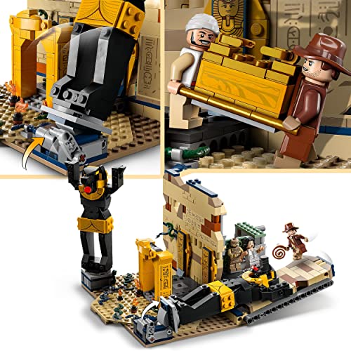 Indiana Jones Fuga dalla Tomba Perduta, Gioco per Bambini e Bambine da 8 Anni in su con Tempio da Costruire e Minifigure della Mummia, Set I Predatori dell'Arca Perduta, Idea Regalo 77013 - Lego - Immagine 2