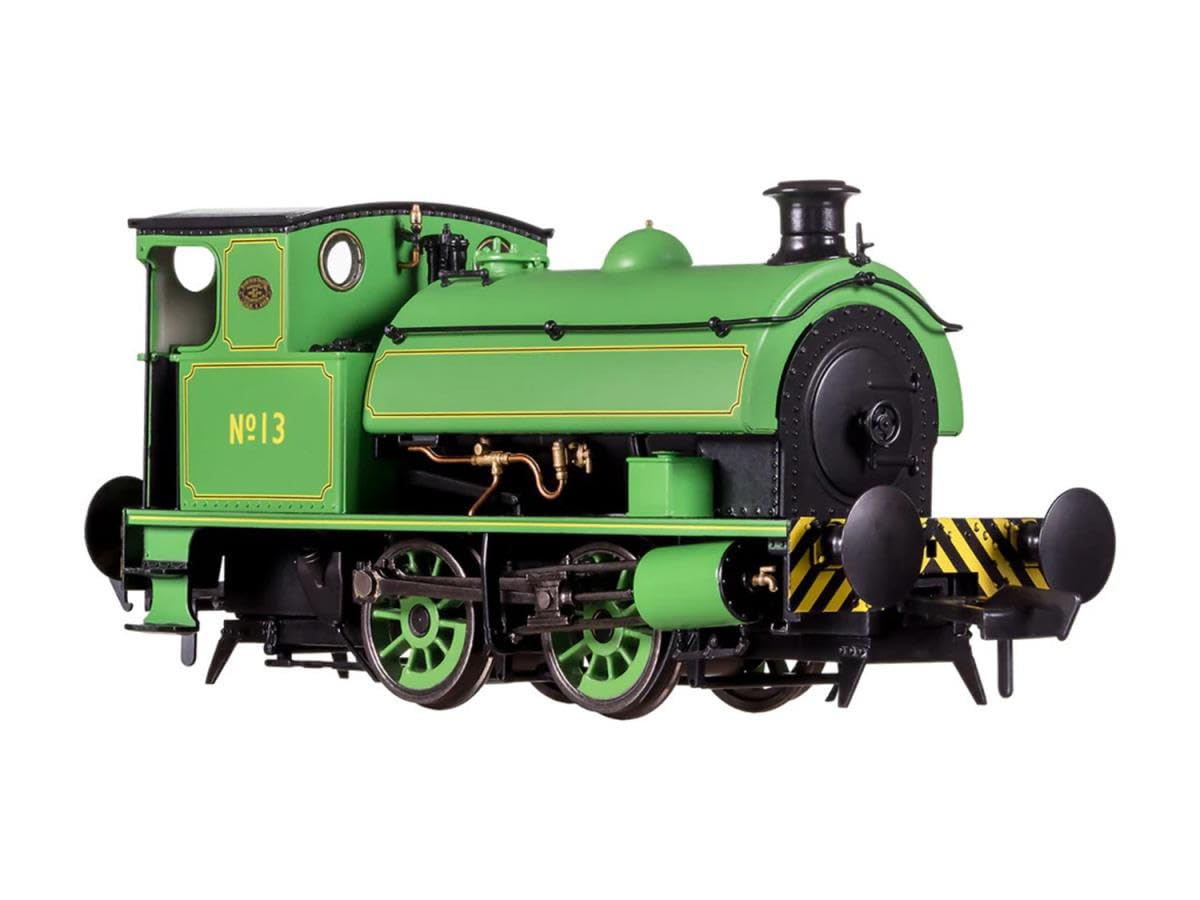 Dapol 4S-024-008 Hawthorn Leslie 0-4-0 Yellow Chevrons Newcastle Electric Supply 13 OO Gauge
