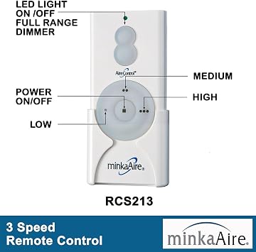 Minka-Aire AireControl Hand Held Fan Control Remote Control System in White