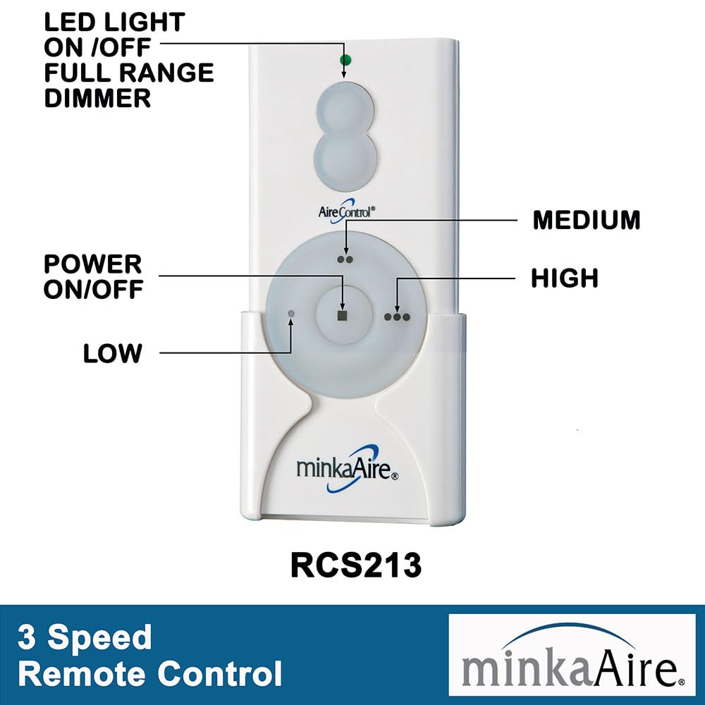 Minka-Aire Fan Remote Control - White -2