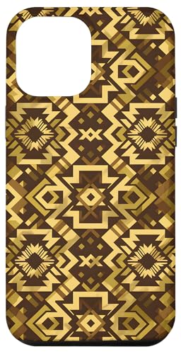 iPhone 13 Pro Max Intricate Tribal Pattern Design in Rich
