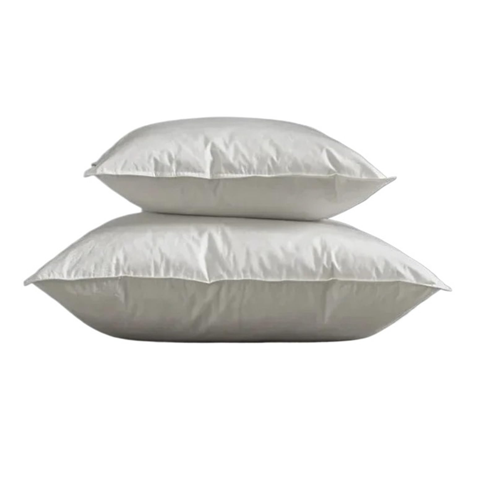 Goose Pillow Single Feather Stuffing Healthy Memory Down Standard Elegant White 45x45cm-700g