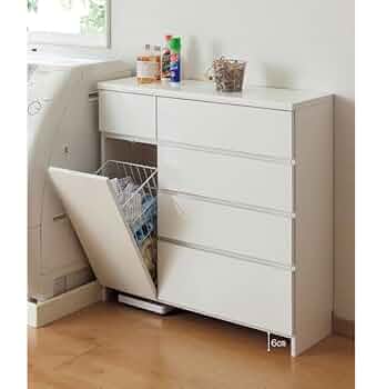 Amazon｜バスケット付きサニタリーチェスト 幅90｜チェスト