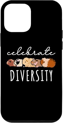 Funda para iPhone 12 mini Celebrate Diversity conejillo de indias