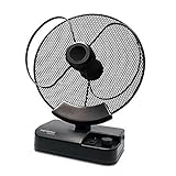 antenne interieure metronic prima Antenne intérieure TERSERA 59 dB - Réception HD - Grille de réception orientable : 160° - Fréquence: 460-790MHz - Réglage de gain : 0-59 dB - Alimentation : 230V~50Hz (incluse) ou 12V (non inclus) - Connectique 9,52mm