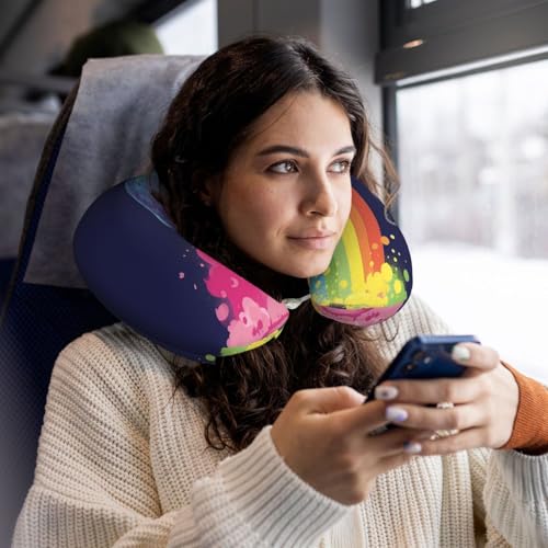 Almohada de espuma viscoelástica para cuello viaje miniatura 5