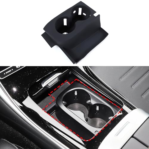 Inserto para portavasos consola central Mercedes Benz C-Class miniatura 1