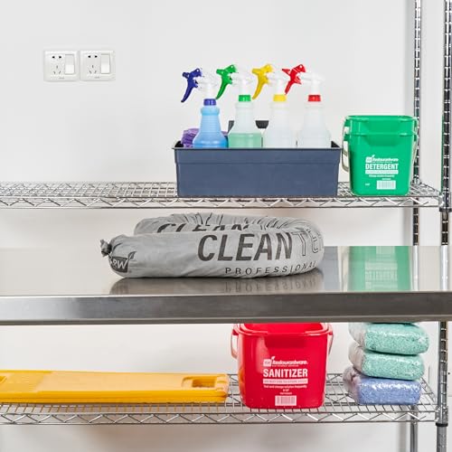 Image of Restaurantware Absorbent Socks 20 Case 4 Foot Nonwoven Spill Control Socks Chemical-Resistant Industrial Spill Gray