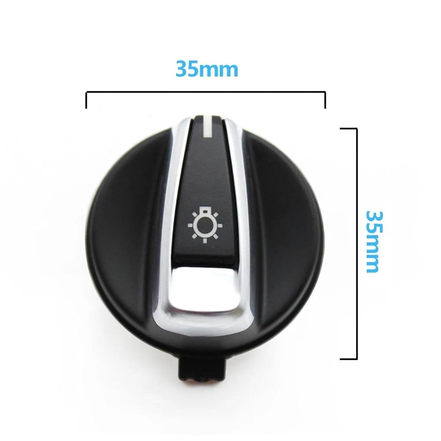 Fog Light Switch Compatible with E90 E91 E92 E93 E84 E81 E82 E87 E88 Car Headlight Switch Assembly Head Lamp Rotary Knob Button Cap Fog Light Control Switch(Model b Assembly)