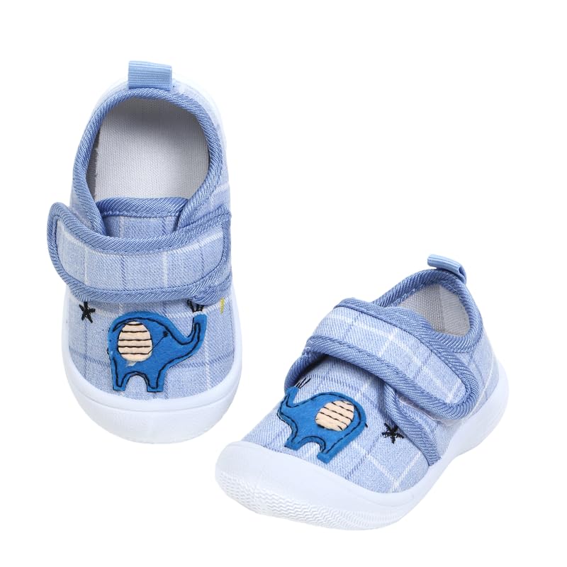 Richmen Kids Knitted First Walking Shoes Sneaker Old Toddler Baby Girls Boy Anti-Skid Rubber Sole Booties Unisex Canvas (Blue, 3-6M) (B0D9D876H1) Amazon Price History, Amazon Price Tracker