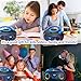 Portable Radio CD Player Boombox with Bluetooth,FM Radio,USB MP3 Playback,AUX-in,Headphone Jack,MP3 CDs Compatible,Kids CD Players for Home or Outdoor (Blue)