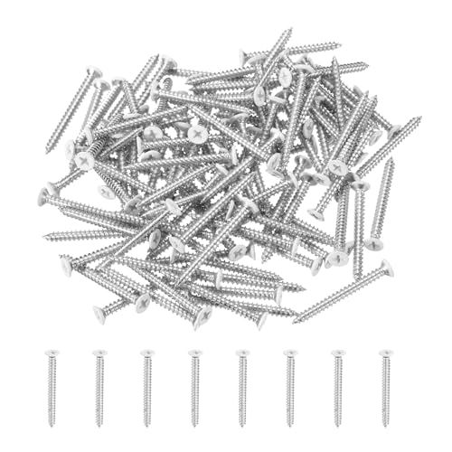 Tornillos autorroscantes ST4x40mm 120 piezas acero galvanizado miniatura 1